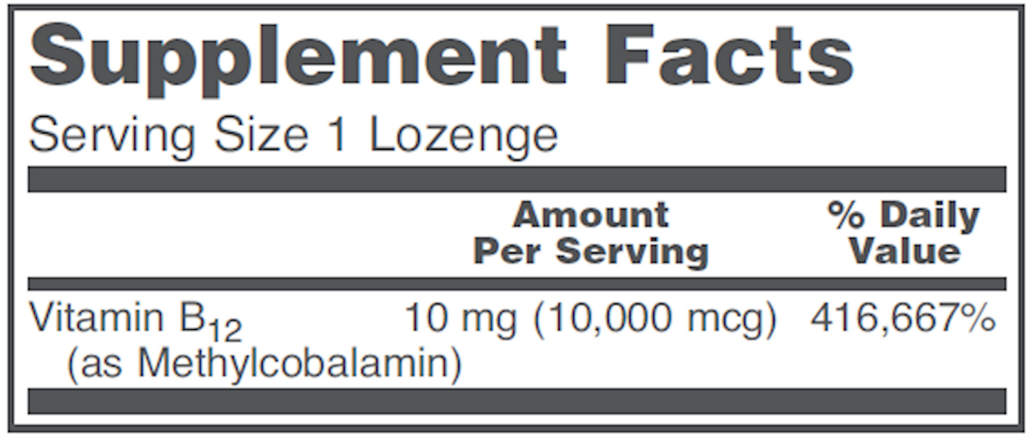 Methyl B12 10,000 mcg