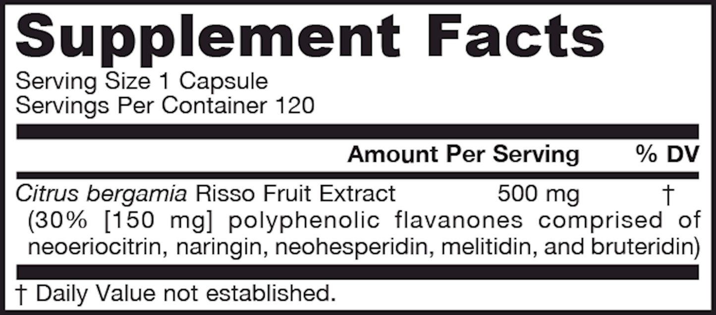 Citrus Bergamot 500 mg