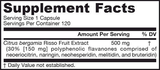 Citrus Bergamot 500 mg