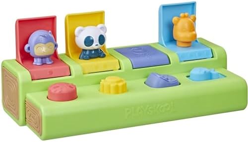 Playskool Busy Poppin’ Pals Pop-up Activity Toy for Babies and Toddlers Ages 9 Months+ (Amazon Exclusive)
