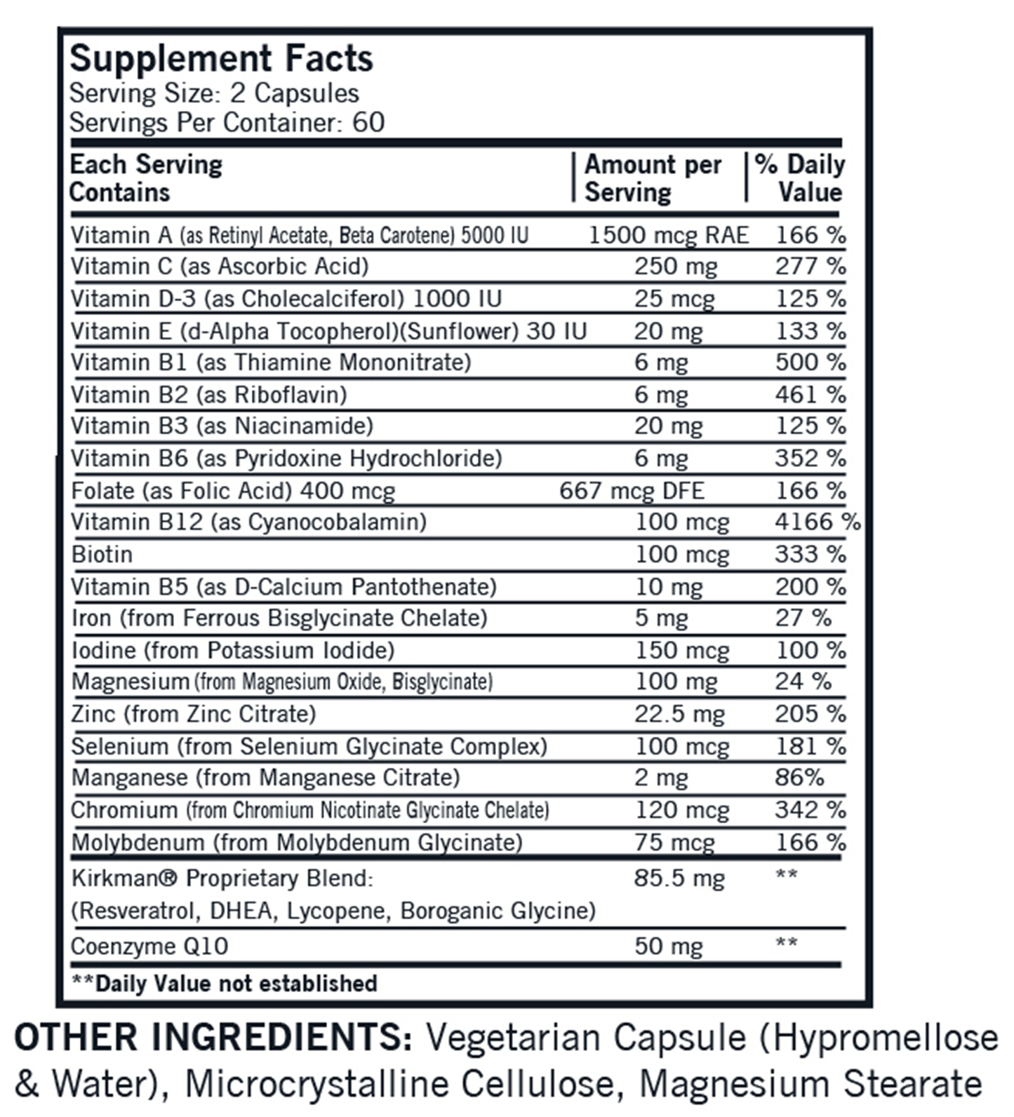 Men's Multi-Vitamin & Mineral