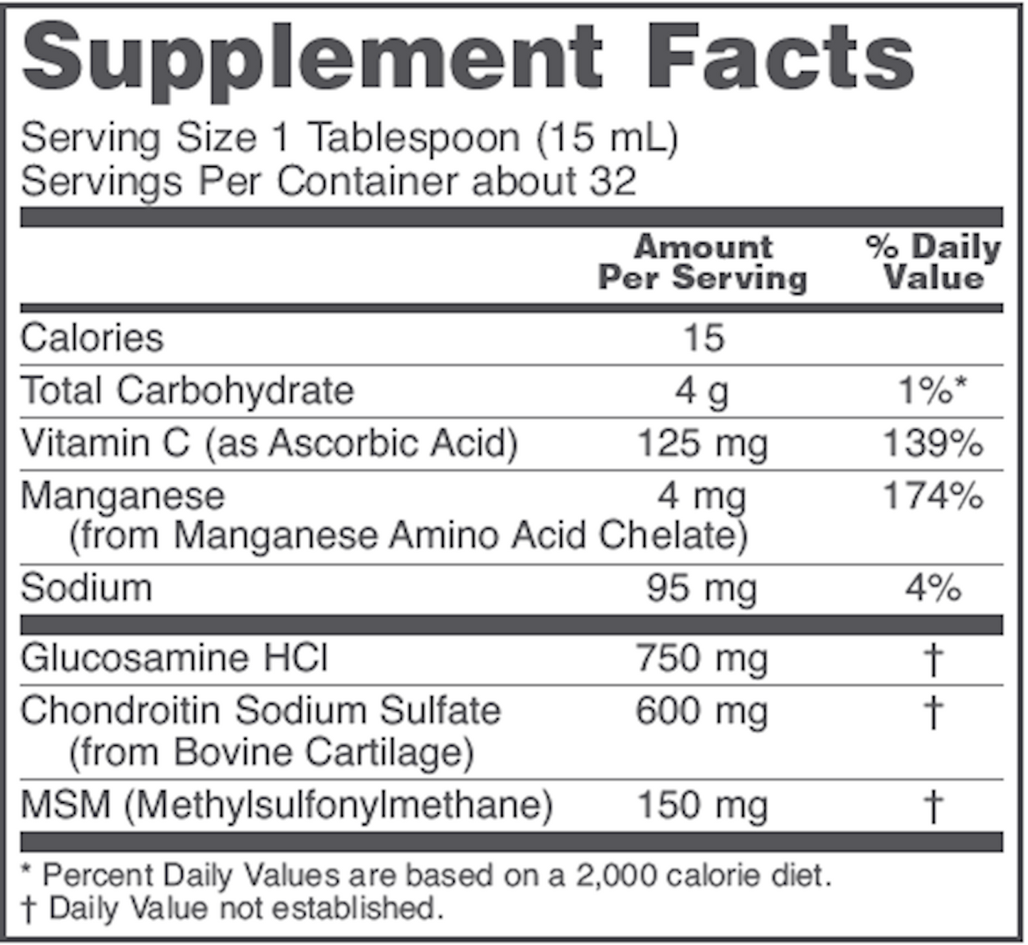 Glucosamine & Chondroitin with MSM