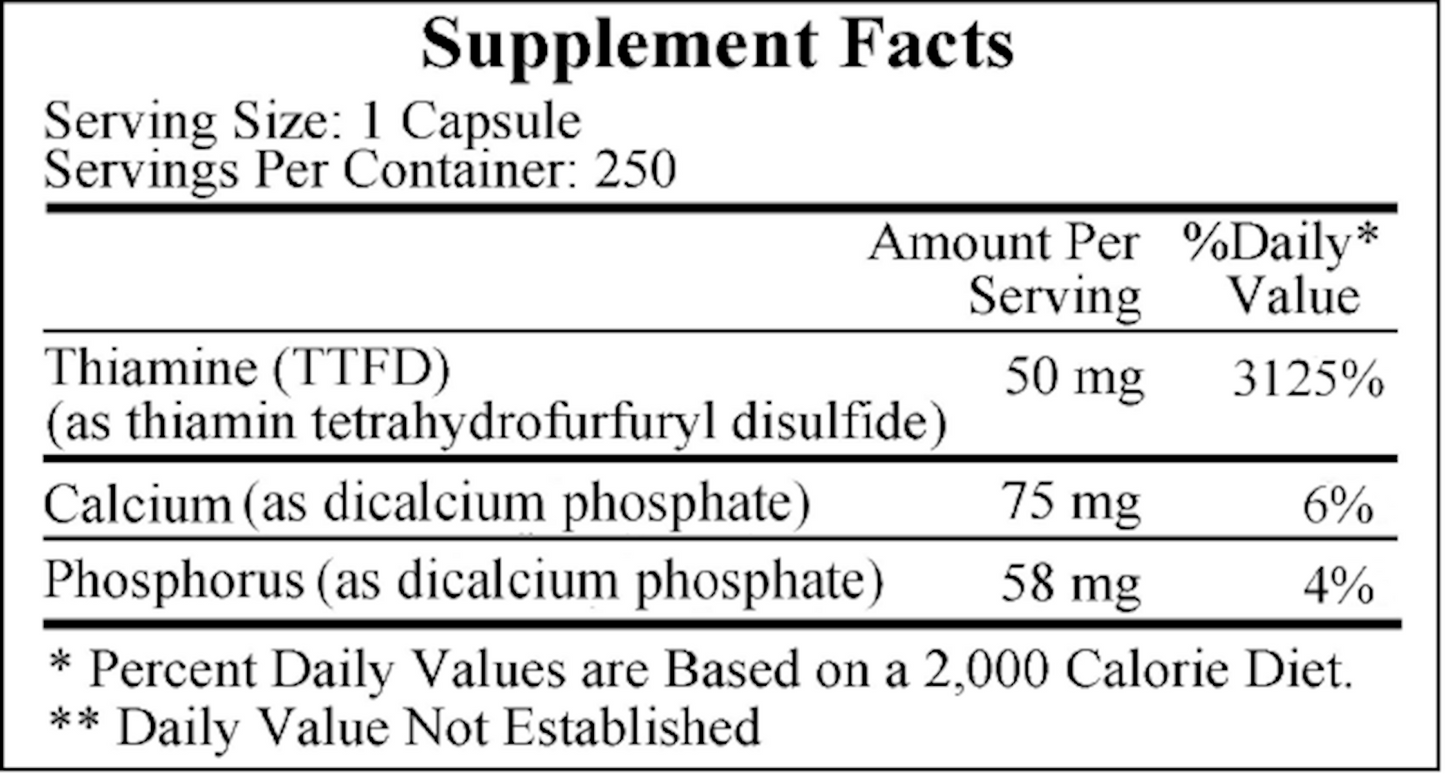 Allithiamine (Vitamin B1) 50 mg