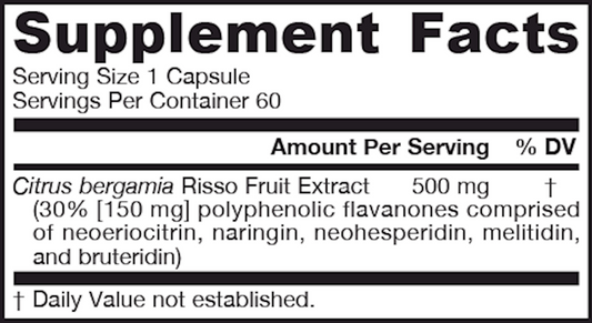 Citrus Bergamot 500mg