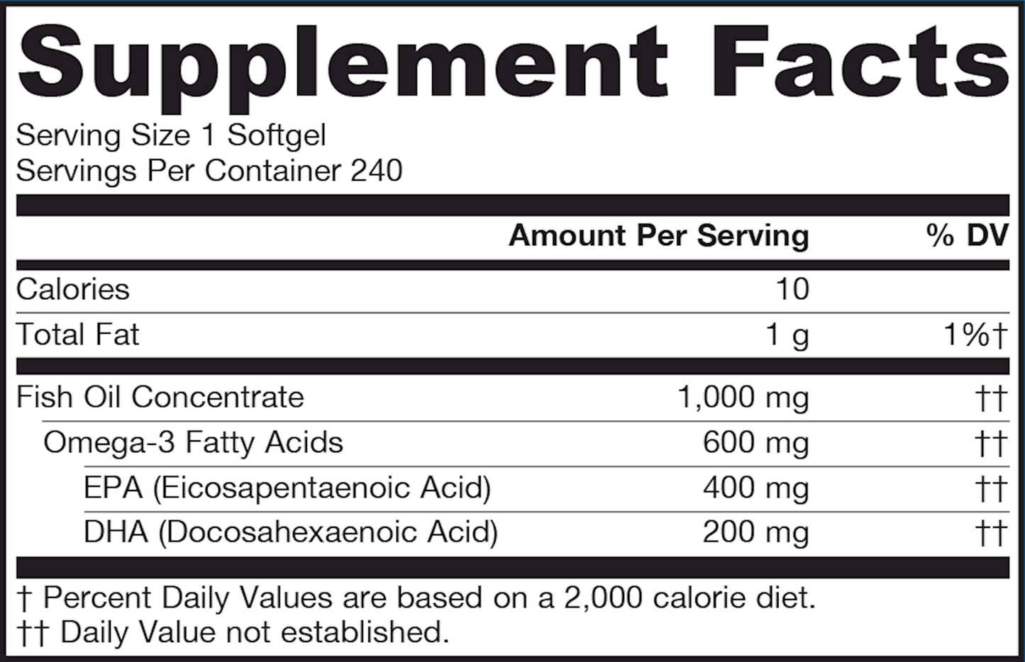 EPA-DHA Balance (Odorless)