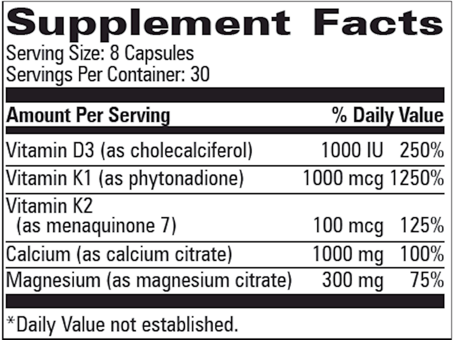 Osteo-Mins PM with D+K1, K2