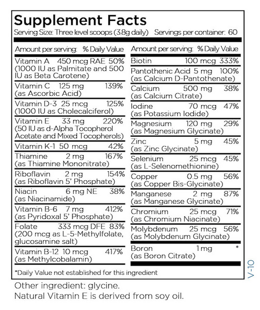 Pediatric Cust Vit/Min Base Powder