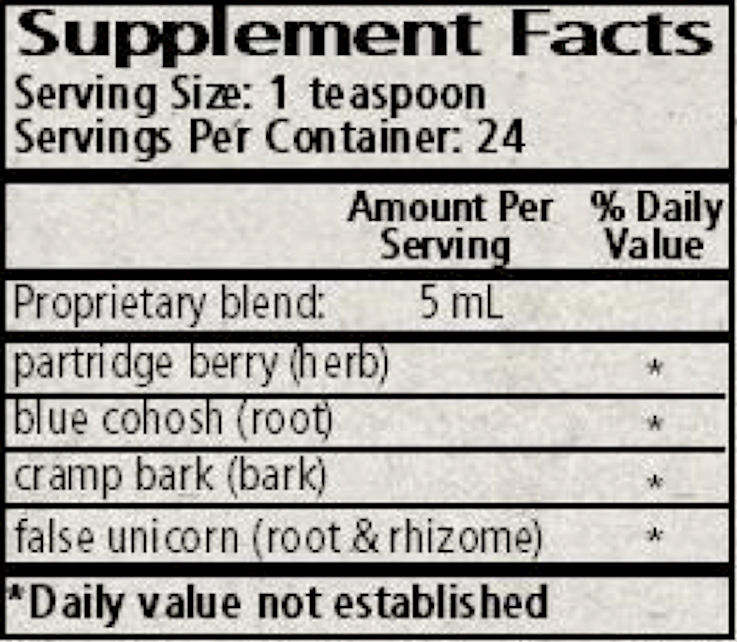 Mother's Cordial Elixir