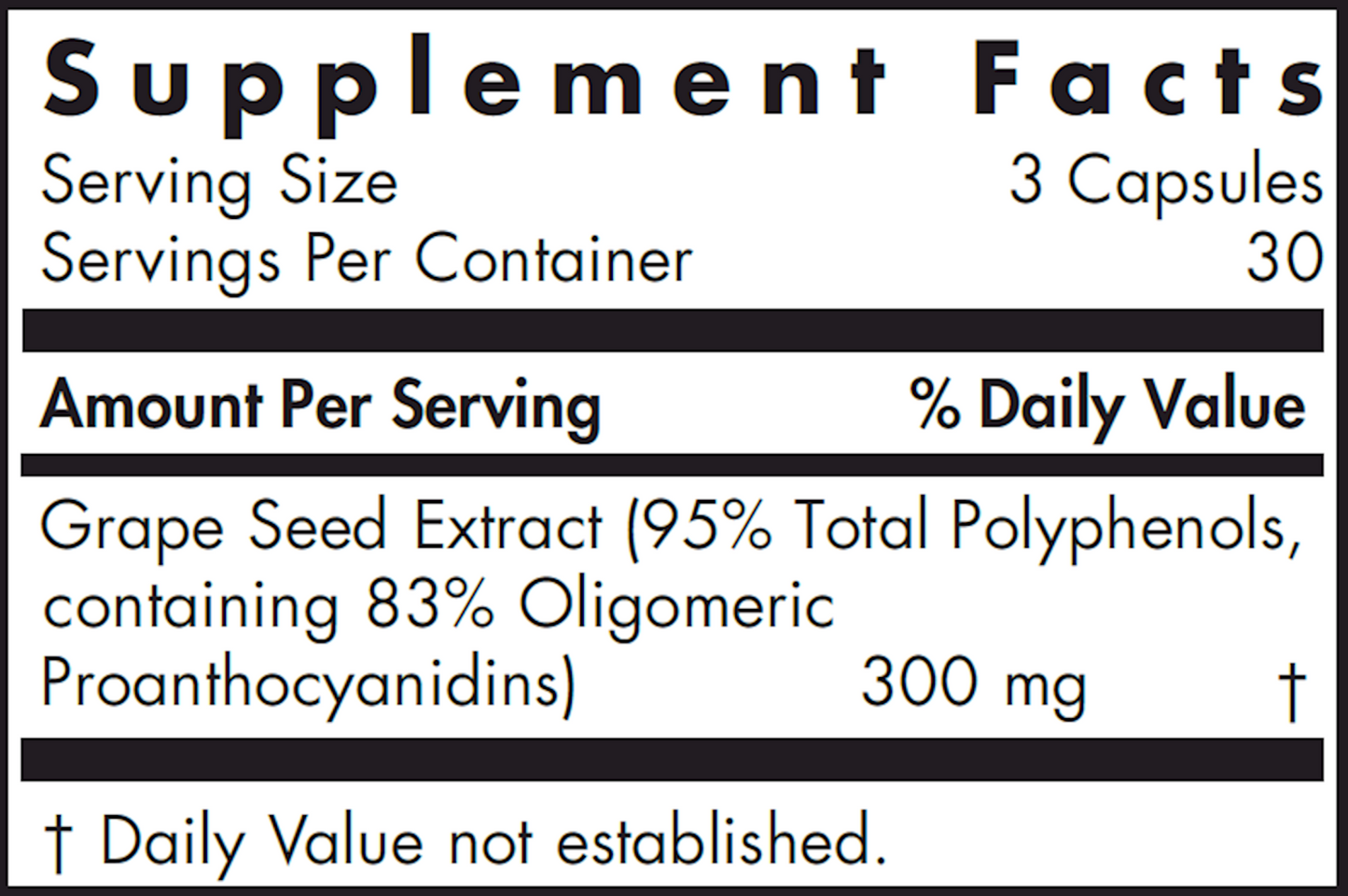 Grape Pips Proanthocyanidins