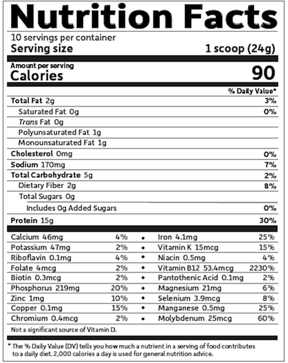 Organic Plant Protein Energy