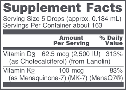 Liquid Vit D3 & MK-7
