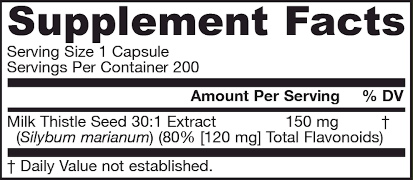 Milk Thistle 150 mg