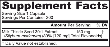 Milk Thistle 150 mg