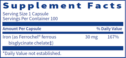 Iron Chelate 30 mg