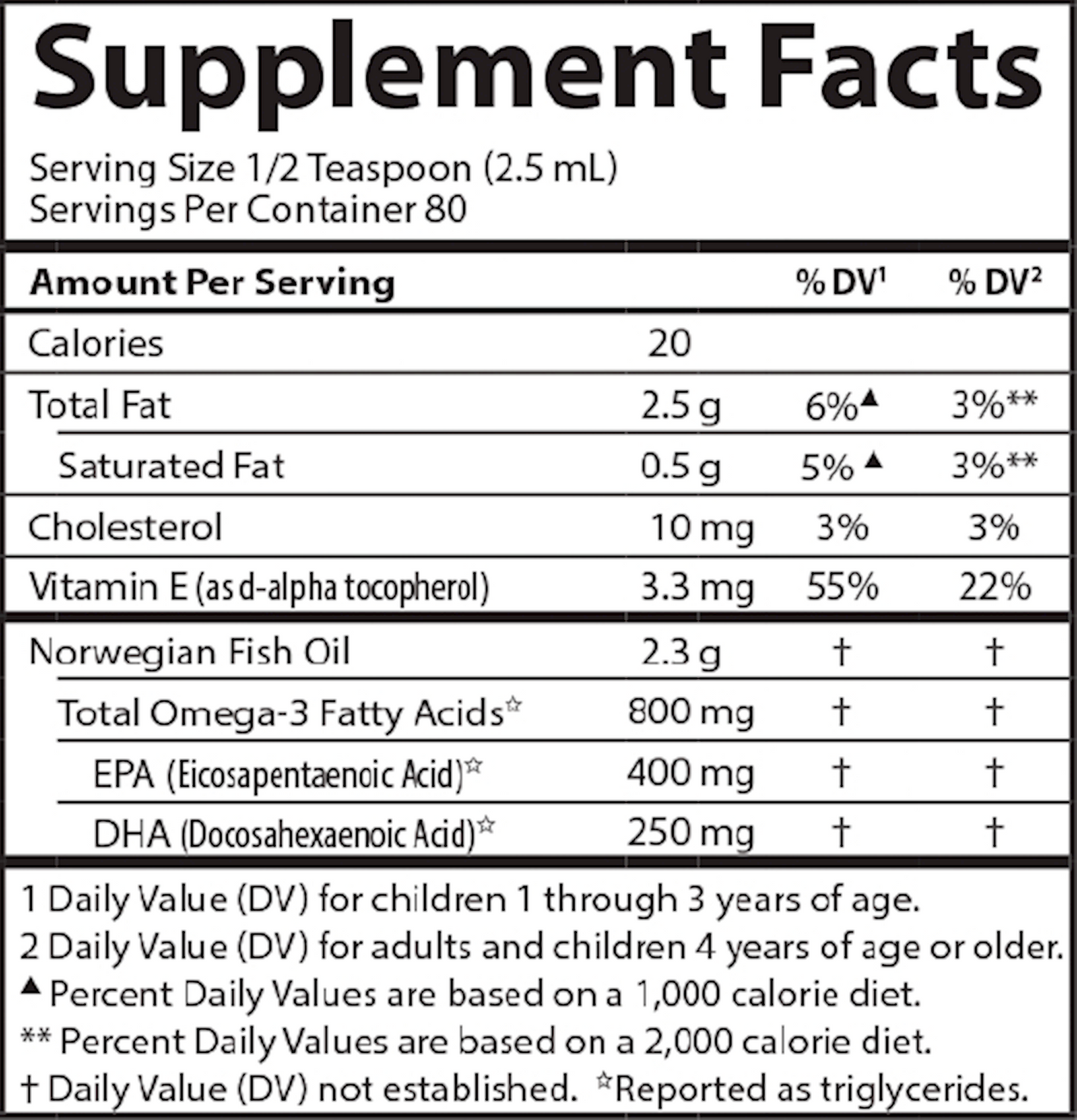 Carlson for Kids Fish Oil Lemon
