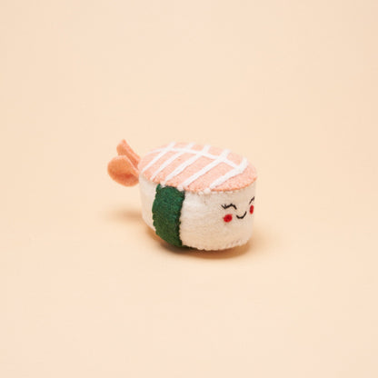 Shrimp Nigiri Squeaker Toy