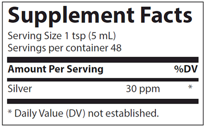 Colloidal Silver 30 PPM