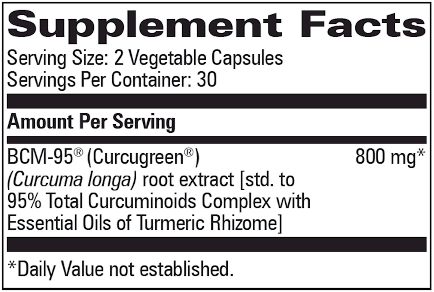 Curcumin BCM-95