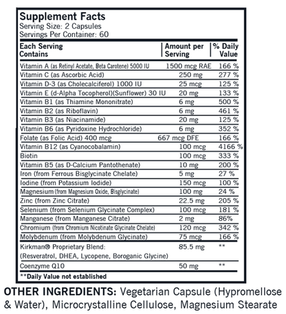 Men's Multi-Vitamin & Mineral
