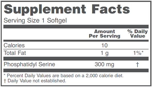 Phosphatidyl Serine 300 mg