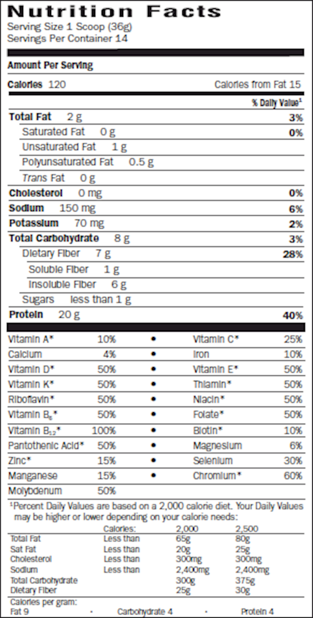 RAW Organic Meal Chocolate