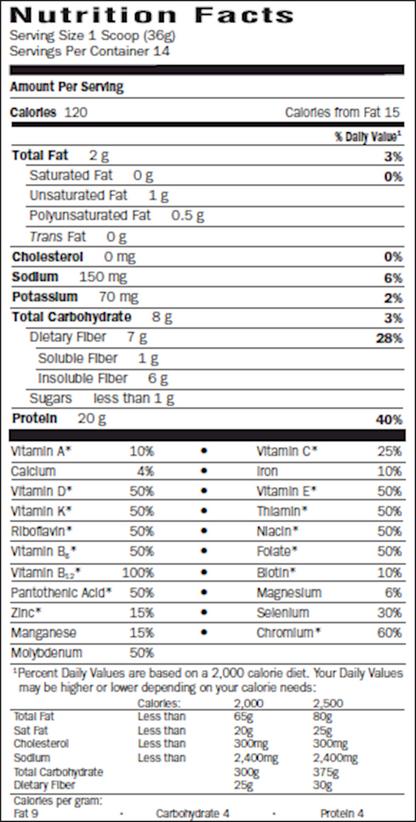 RAW Organic Meal Chocolate