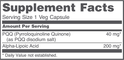 PQQ 40mg Extra Strength