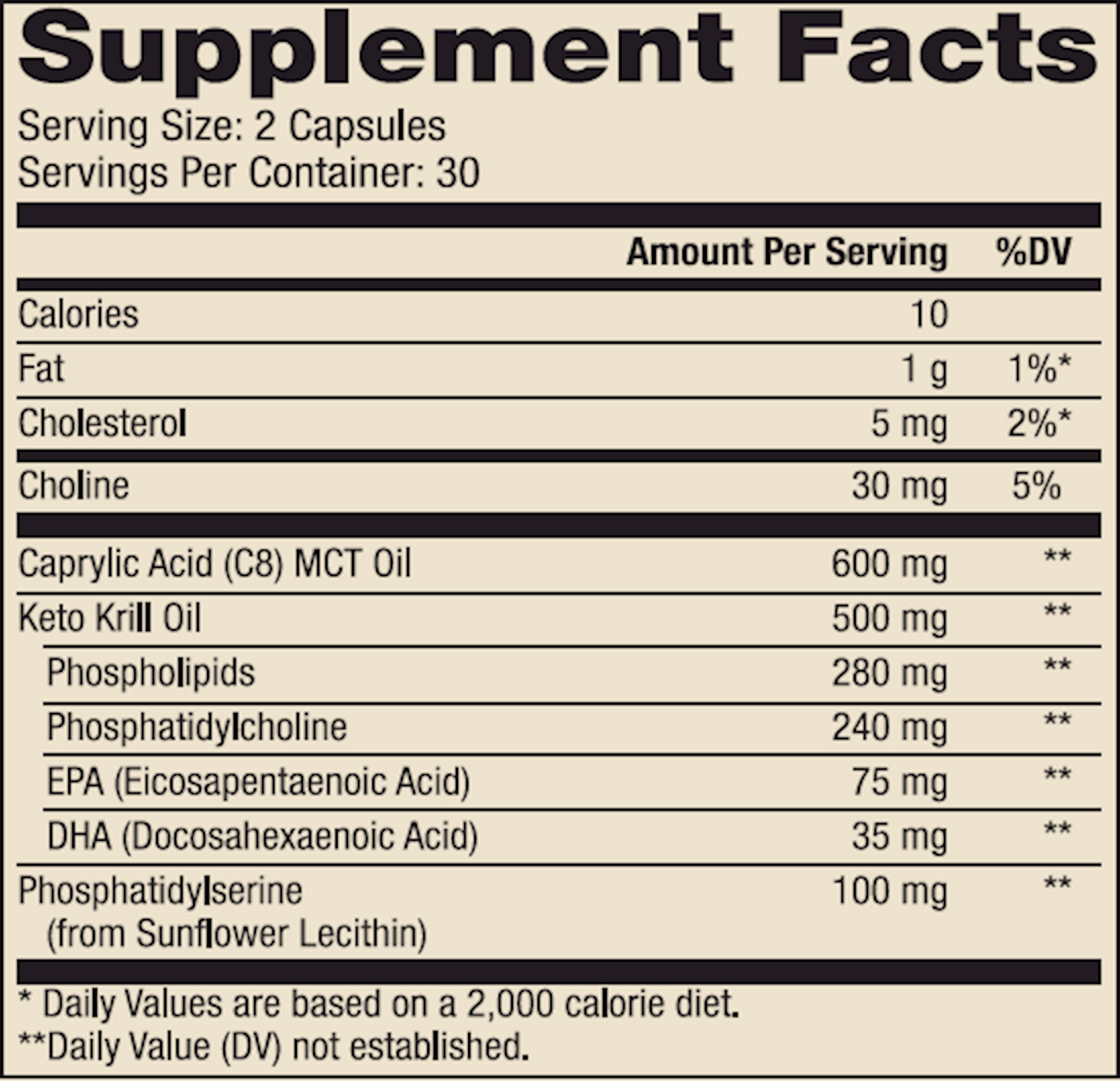 Keto Krill 30 Day
