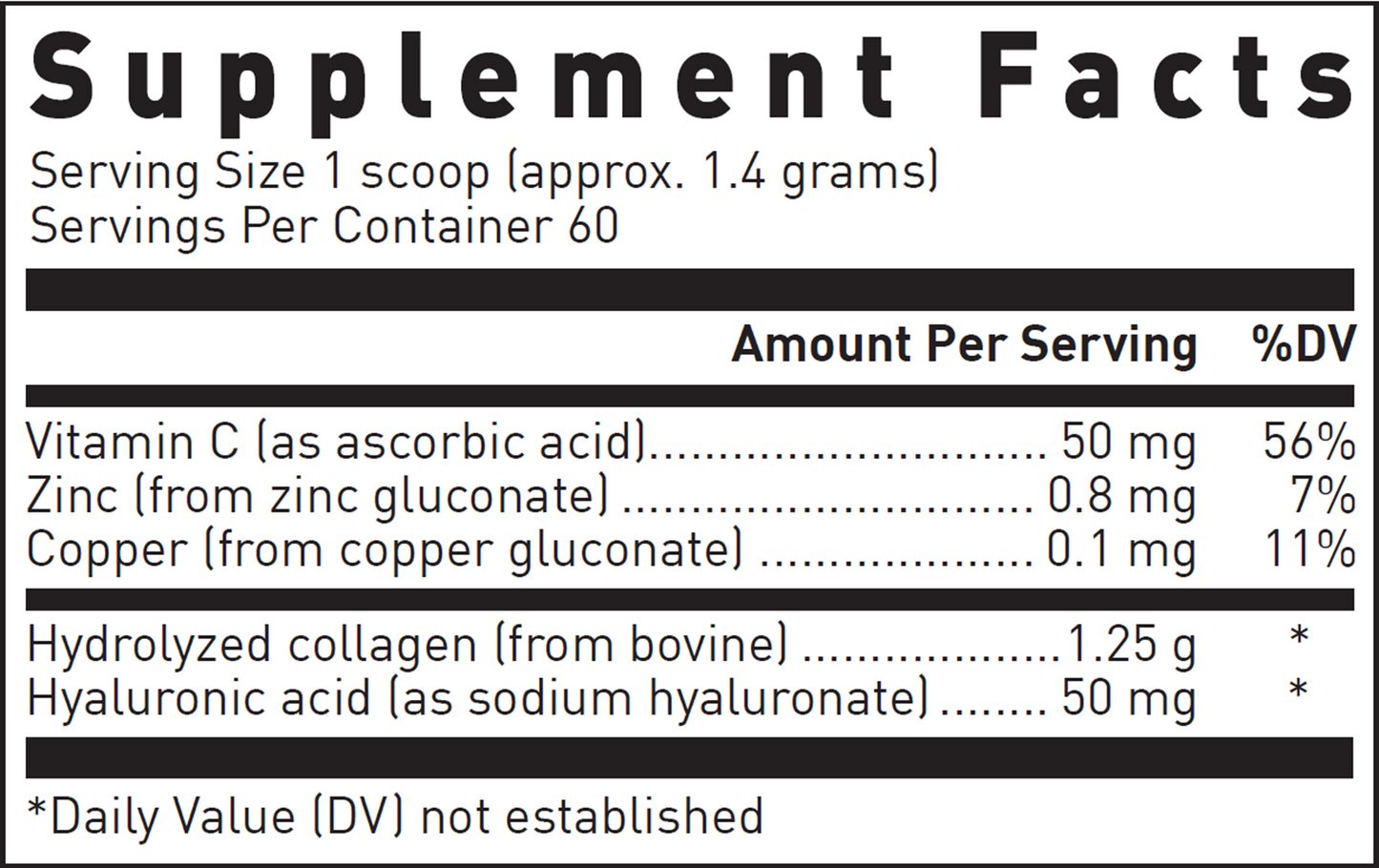 Hydrolyzed Collagen Plus