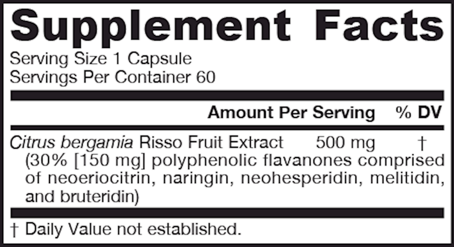 Citrus Bergamot 500mg
