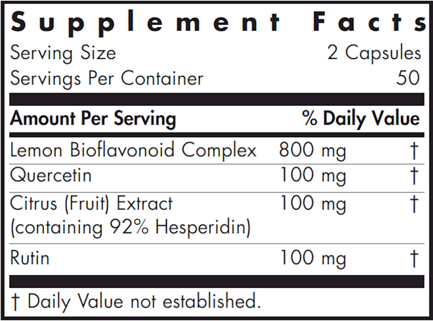 Quercetin Bioflavonoids
