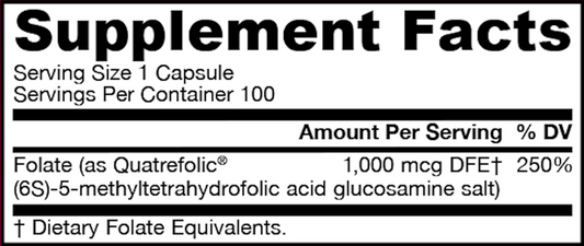 Methyl Folate 1000 mcg