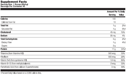 Ultra Pure Whey Prot Vanilla