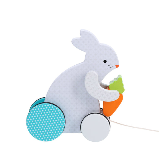 Petit Collage - Wooden Pull Toy - Bunny