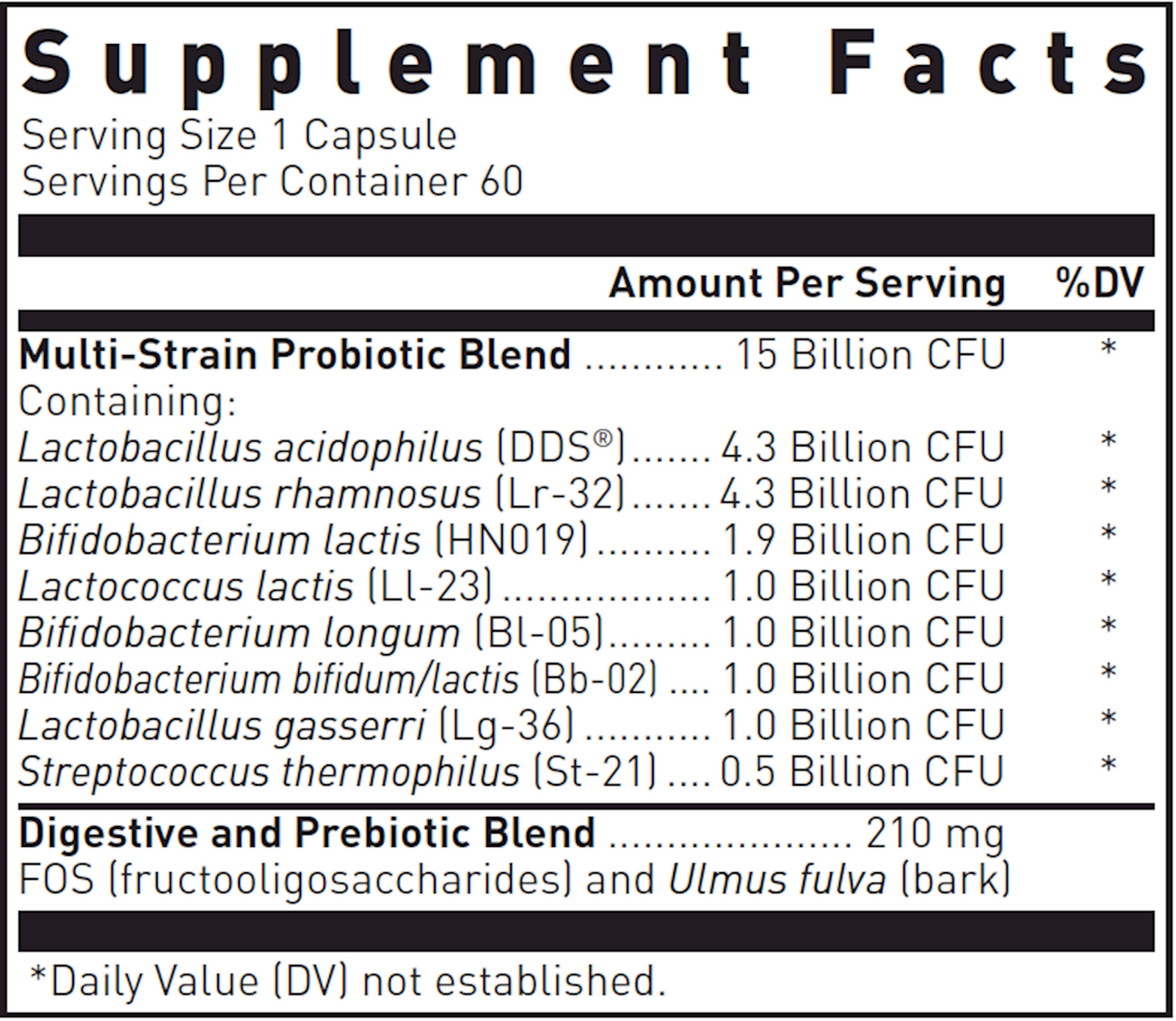 Multi-Probiotic 15 Billion