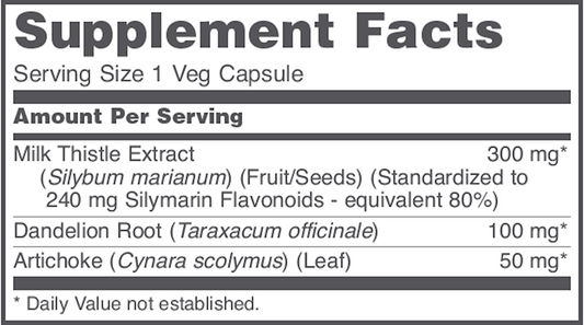 Milk Thistle Extract 300 mg