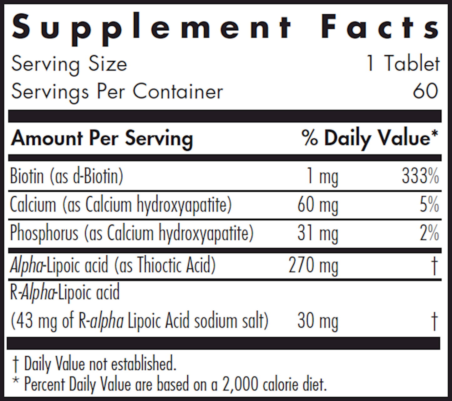 ALA Release Lipoic Complex