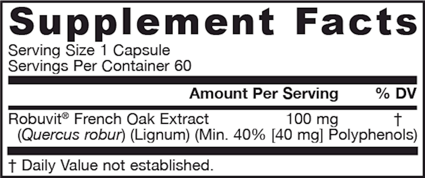French Oak Extract 100 mg