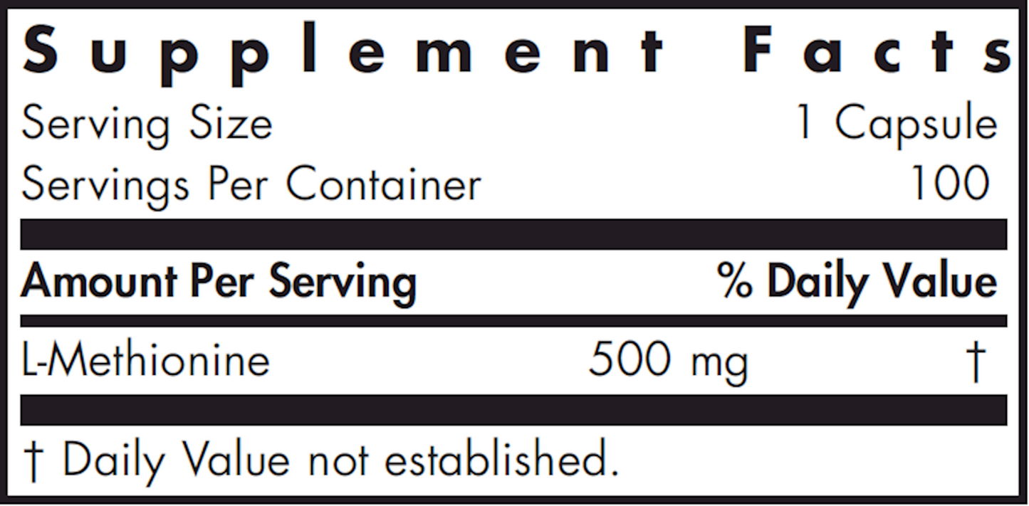 L-Methionine 500 mg