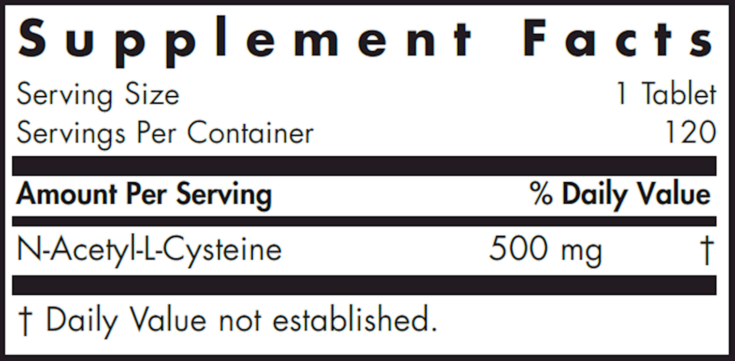 NAC N-Acetyl-L-Cysteine 500 mg