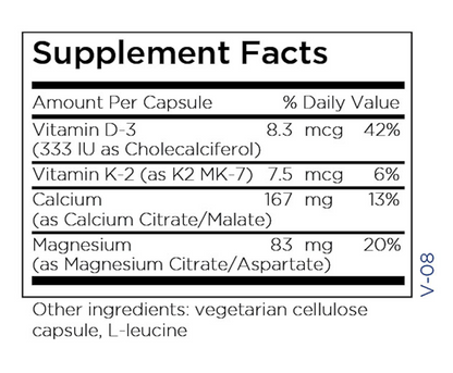 Cal/Mag Plus w/Vitamin D & K2