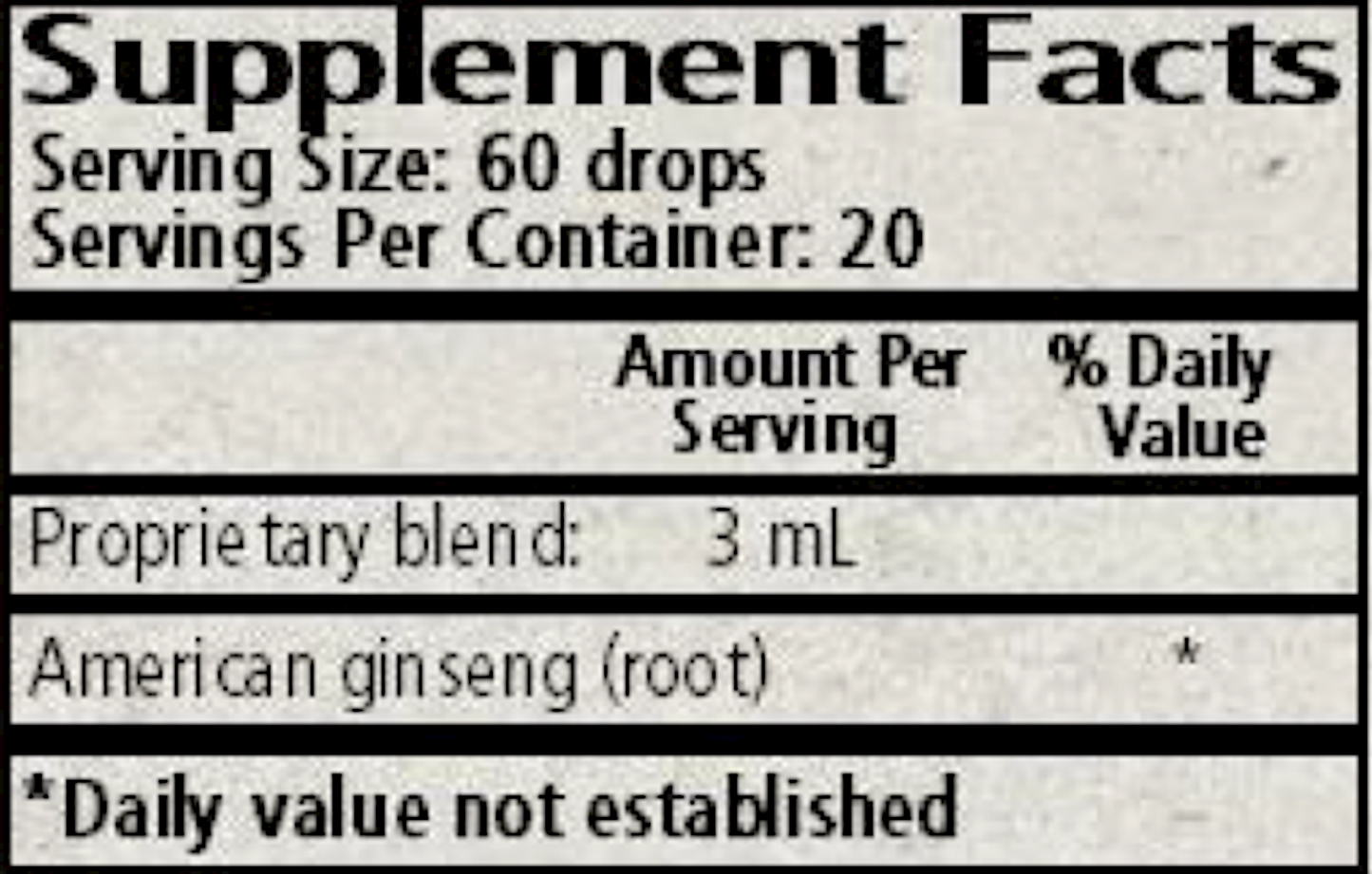 Panax qui/american ginseng