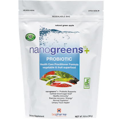 nanogreens10+probiotic Green App