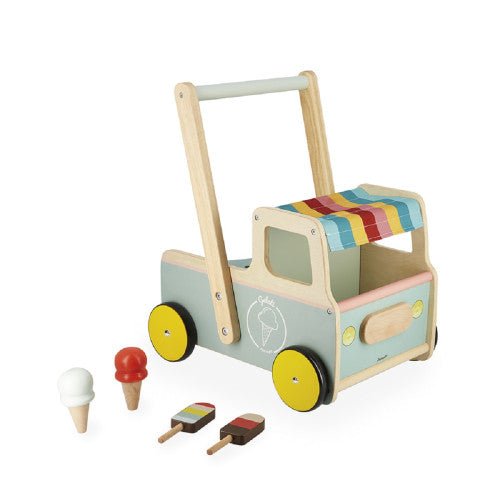Ice Cream Cart Push-along Trolley