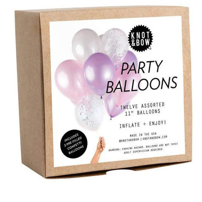 Knot & Bow Neon Pre-Filled Confetti Balloons
