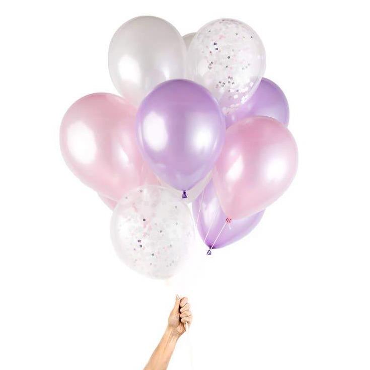 Knot & Bow Neon Pre-Filled Confetti Balloons