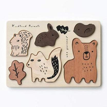 Wee Gallery Wooden Tray Puzzle - Tadpole